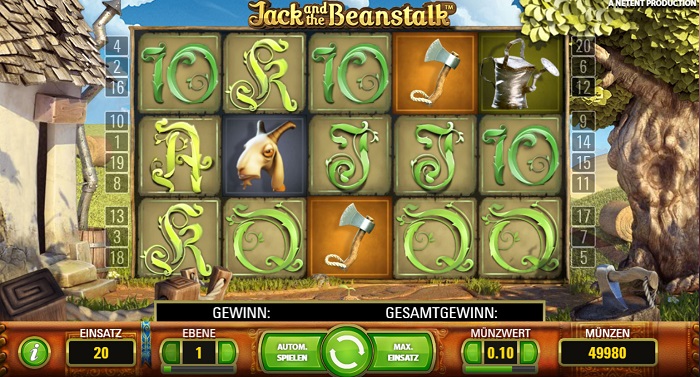 Jack and the Beanstalk Slot Walzen
