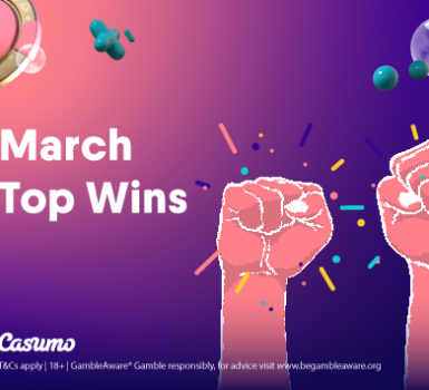 Top Gewinne im März auf Casumo